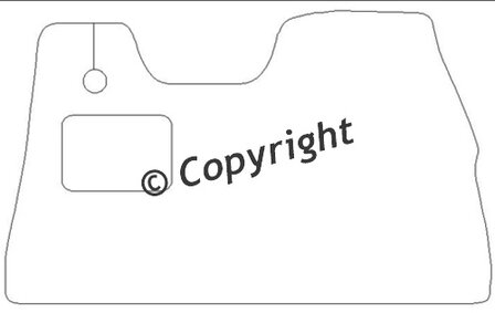 Fiat Punto II &#039;00-&#039;02) Automatten naaldvilt