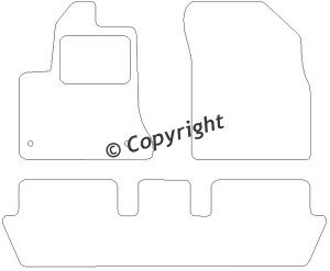 Citro&euml;n C4 Picasso 5-persoons (Bouwjaar &#039;06-&#039;13) Automatten velours