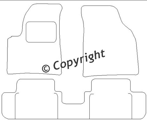 Chevrolet Matiz III '05-'10 Automatten naaldvilt