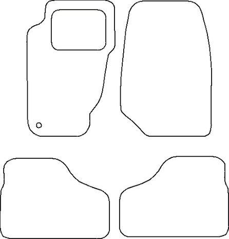 Honda Stream '01-'05) Automatten velours