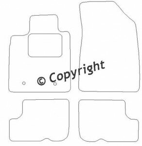 Dacia Sandero(Bouwjaar: '08-'13) Automatten naaldvilt