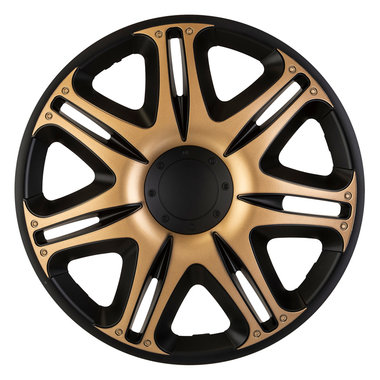 4-Delige J-Tec Wieldoppenset Nascar 13-inch zwart/goud