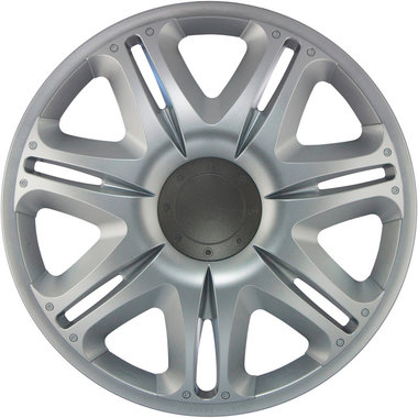 4-Delige J-Tec Wieldoppenset Nascar 14-inch zilver