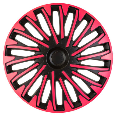 4-Delige Wieldoppenset Soho 14-inch zwart/roze